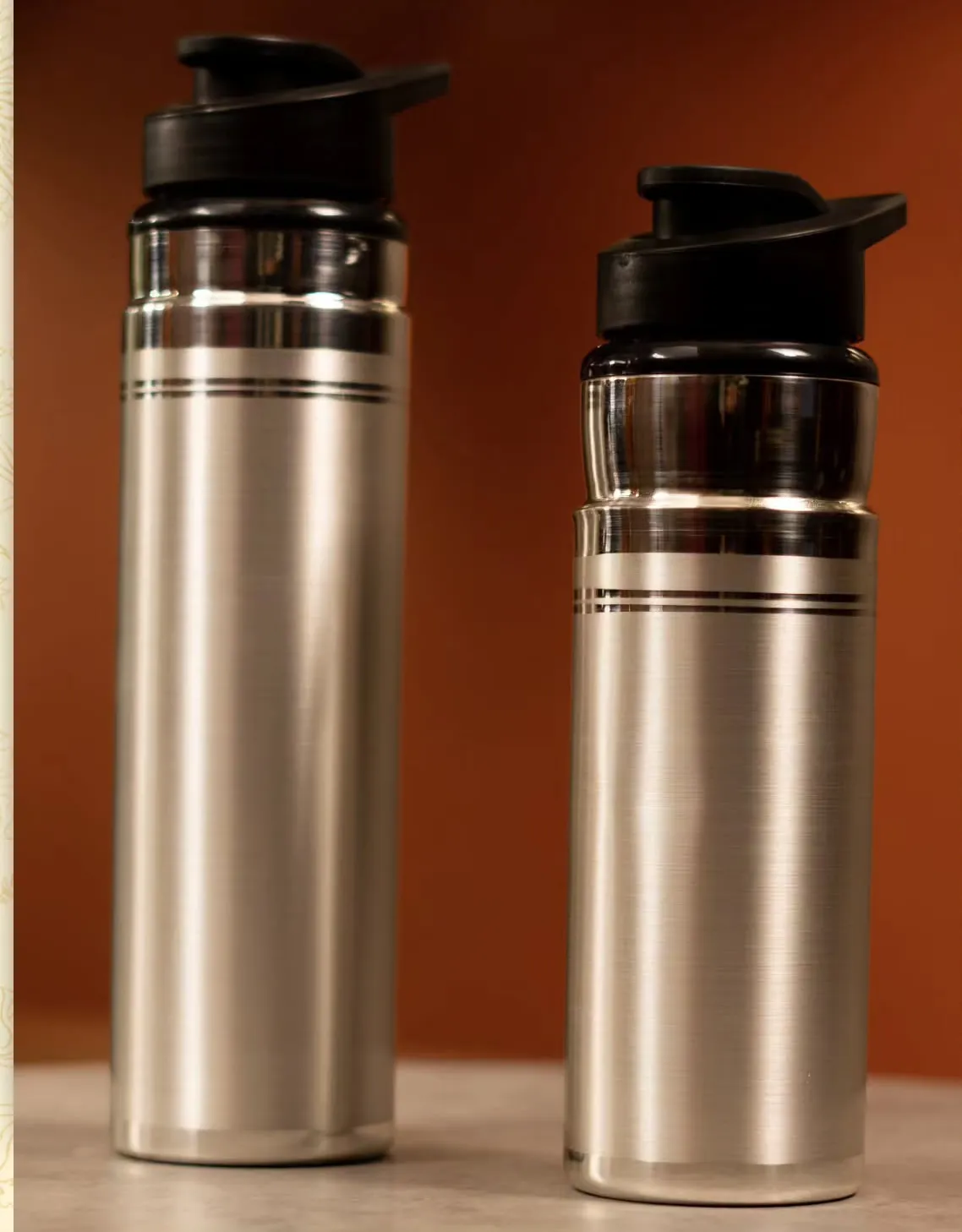 Silver Sipper Bottle