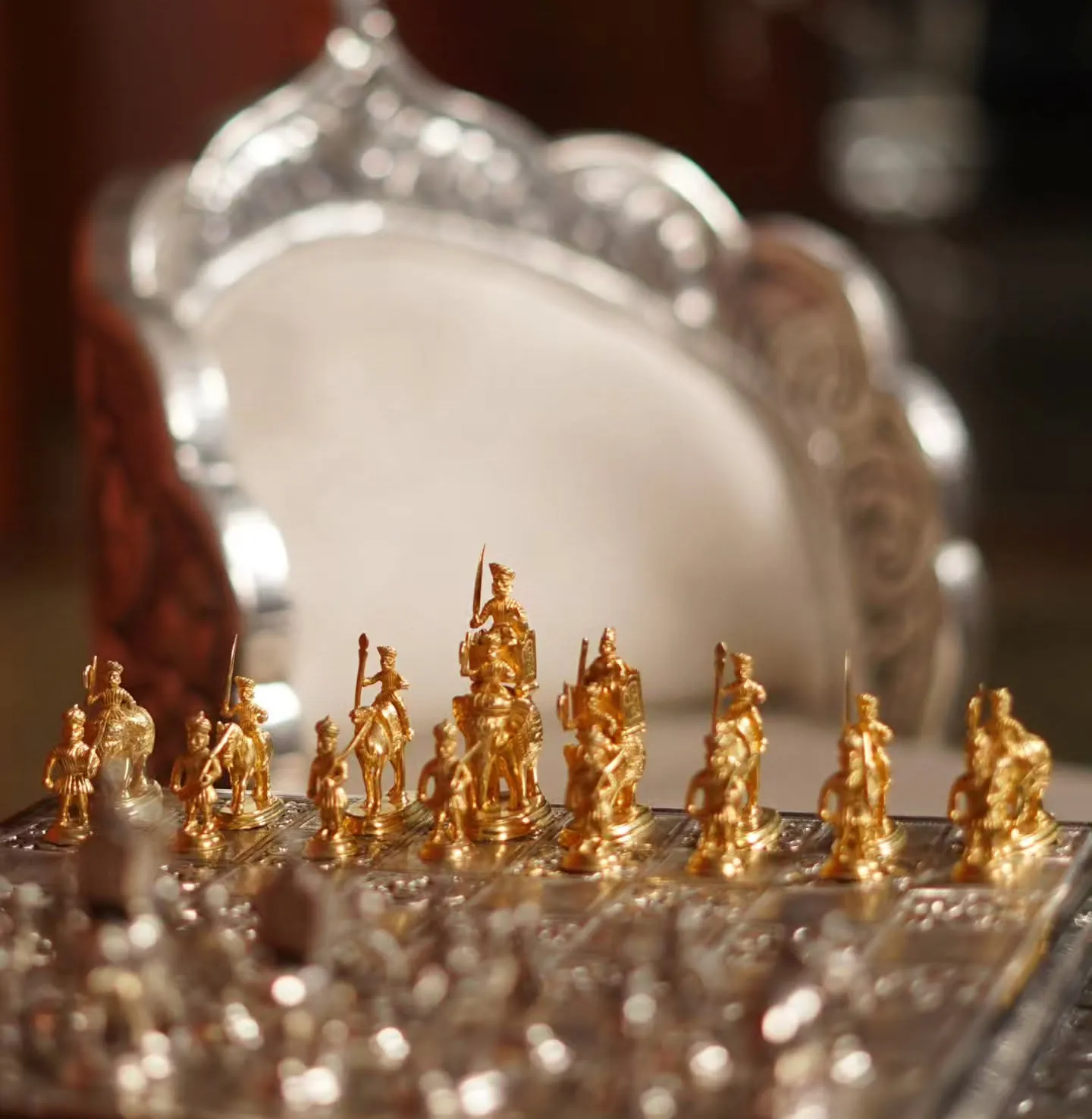 Silver Chess Set